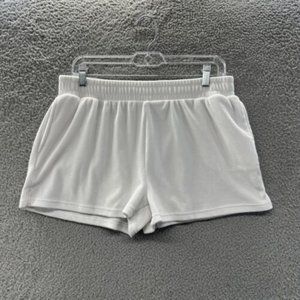 Luzette Shorts Women's XL White Elastic Waist Soft Casual Shorts Ladies Size XL